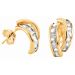 Timanttiset-kultakorut kultakorvakorut 414076-00