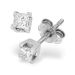 Romanssi timanttikorvakorut valkokulta KK 100-028V
