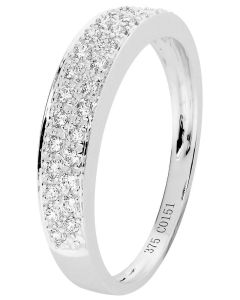 Timanttiset-kultakorut kultasormus 412426-01R-165