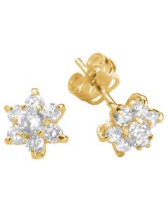 Timanttiset-kultakorut kultakorvakorut JE5786