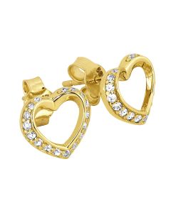 Timanttiset-kultakorut kultakorvakorut EB0744-01