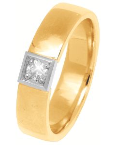 Romanssi timanttisormus keltakulta 001/1A-014