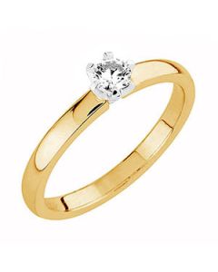 Sandberg Kuunsäde timanttisormus valkokulta V-11 0.15 175