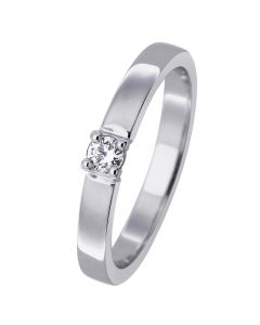 Romanssi timanttisormus valkokulta 200-010-195