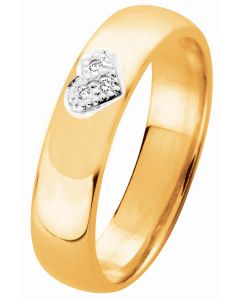 Romanssi timanttisormus valkokulta 165-003-155