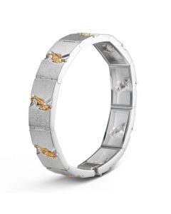 Kalevala Kultarailo hopearanneketju/koru 2551540185