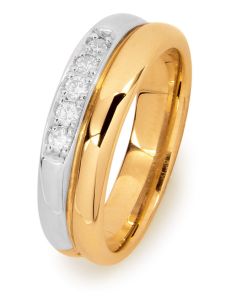 Romanssi timanttisormus keltakulta 103/104-015-175