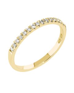 Romanssi timanttisormus keltakulta 224-015-175 KK