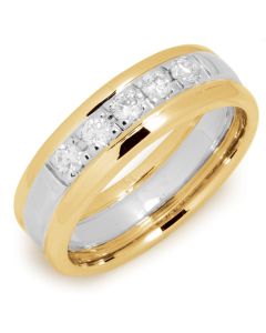 Romanssi timanttisormus keltakulta 101/102-025-155