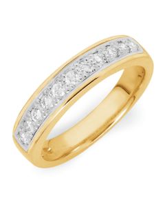 Romanssi timanttisormus keltakulta 112-033