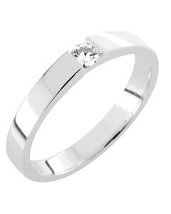 Romanssi timanttisormus valkokulta 184-010