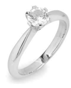 Romanssi timanttisormus valkokulta 106/107-045V-170