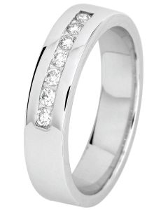 Romanssi timanttisormus valkokulta 156-014V