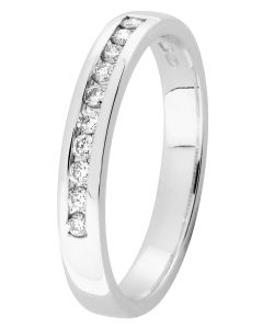 Romanssi timanttisormus valkokulta 173-015