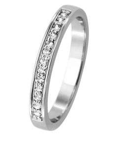 Romanssi timanttisormus valkokulta 198-013