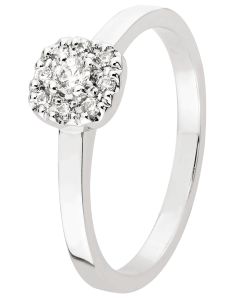 Romanssi timanttisormus valkokulta 208-015-175
