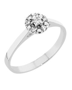 Romanssi Halo timanttisormus valkokulta 3620.1-180