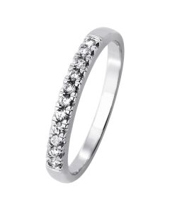 Romanssi timanttisormus valkokulta 167-017V-180