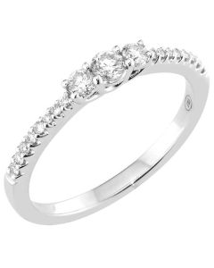 Brilliant Star timanttisormus valkokulta RT-1769-DM-165