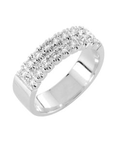 Romanssi timanttisormus valkokulta 186-054-155