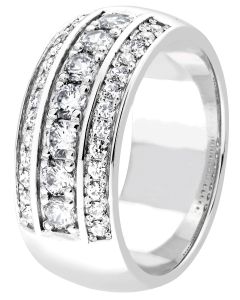 Romanssi timanttisormus valkokulta 205-075-190