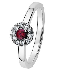 Kohinoor Valerie timanttisormus valkokulta 033-265V-10