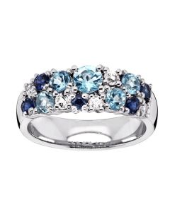 Romanssi timanttisormus valkokulta DFR240B-180