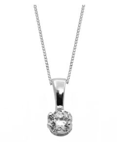 Romanssi Classic timanttiriipus valkokulta 219-020