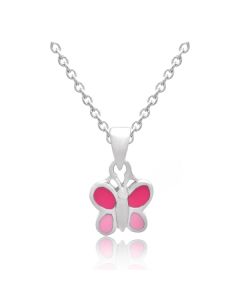 Aalmark Perhonen hopeakaulaketju N0446/36-38