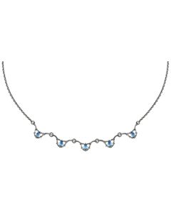 Toive Klassikot Rakkaus hopeakaulaketju SCN05234-30 OXID