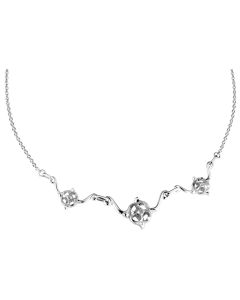 Toive Klassikot Ruusu hopeakaulaketju SCN05245-30