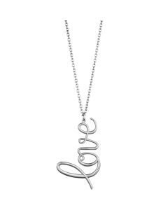 Lumoava Love hopeakaulaketju L56192500000