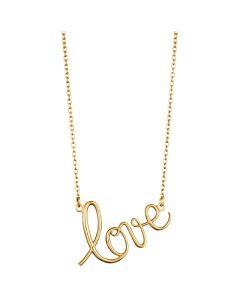 Lumoava Love hopeakaulaketju L56192520700