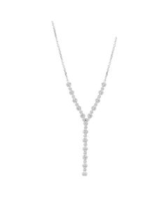 Aalmark Selene hopeakaulaketju N030-CZ035