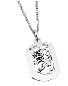 Timanttiset-hopeakorut hopeakaulaketju SPC07599-00-OX