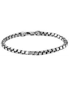 Timanttiset-hopeakorut hopearanneketju/koru AGMEN4500R 22.0