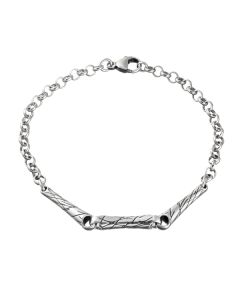 Kalevala Kova luu hopearanneketju/koru 2570080220