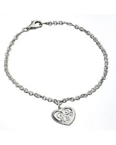 Lumoava Hertta hopearanneketju/koru 5339 00 000