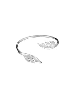 Lumoava Höyhen hopearanneketju/koru L53208000640